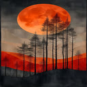 red moon wallpaper  screen for extension Chrome web store in OffiDocs Chromium