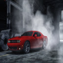 Red Muscle Car: Power and Smoke  screen for extension Chrome web store in OffiDocs Chromium