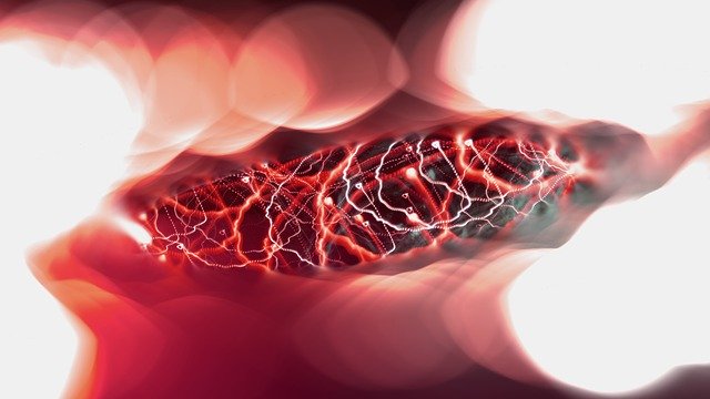 Free download Red Neural Energy -  free illustration to be edited with GIMP free online image editor