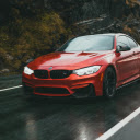 RedRed Car on the Wet Road  screen for extension Chrome web store in OffiDocs Chromium