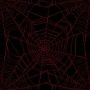 Red Spider Web Theme  screen for extension Chrome web store in OffiDocs Chromium