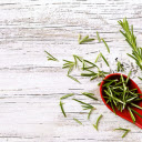 Red spoon and leaves  screen for extension Chrome web store in OffiDocs Chromium