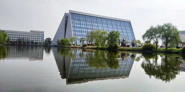 Free download Reflection Building Architecture -  free photo or picture to be edited with GIMP online image editor