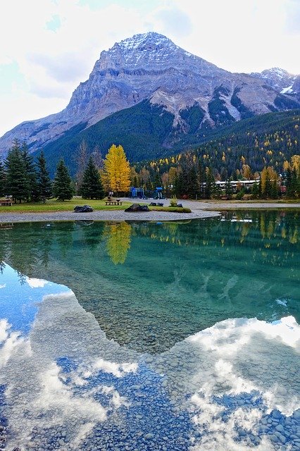 Free download Reflection Mountain River -  free photo or picture to be edited with GIMP online image editor