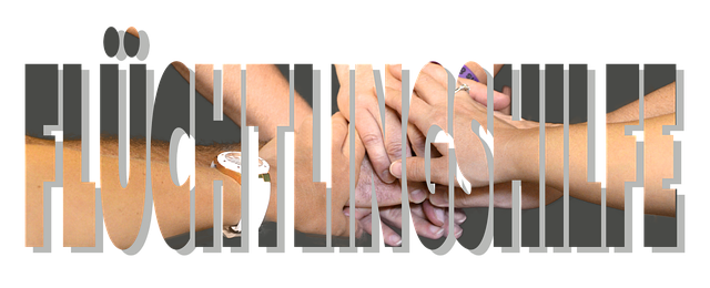 Free download Refugee Assistance Lettering Help -  free illustration to be edited with GIMP free online image editor