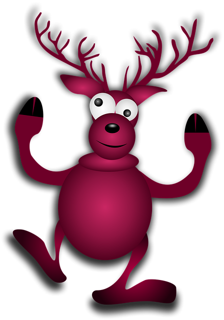 Free download Reindeer Christmas Santa -  free illustration to be edited with GIMP free online image editor