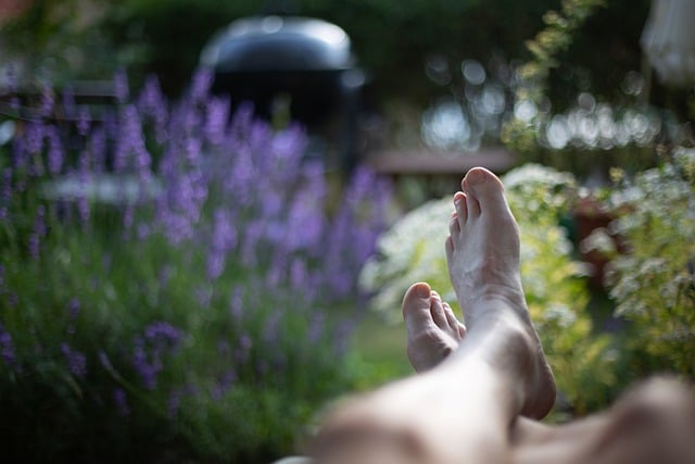 Free download relax foot summer grill flowers free picture to be edited with GIMP free online image editor