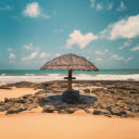 Relaxing Beach Scene in Barra do Cunhau  screen for extension Chrome web store in OffiDocs Chromium