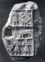 Free download Relief plaque with a banquet scene free photo or picture to be edited with GIMP online image editor