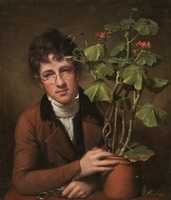 Free download Rembrandt Peale, Rubens Peale With A Geranium free photo or picture to be edited with GIMP online image editor