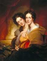 Free download Rembrandt Peale, The Sisters ( Eleanor And Rosalba Peale) free photo or picture to be edited with GIMP online image editor