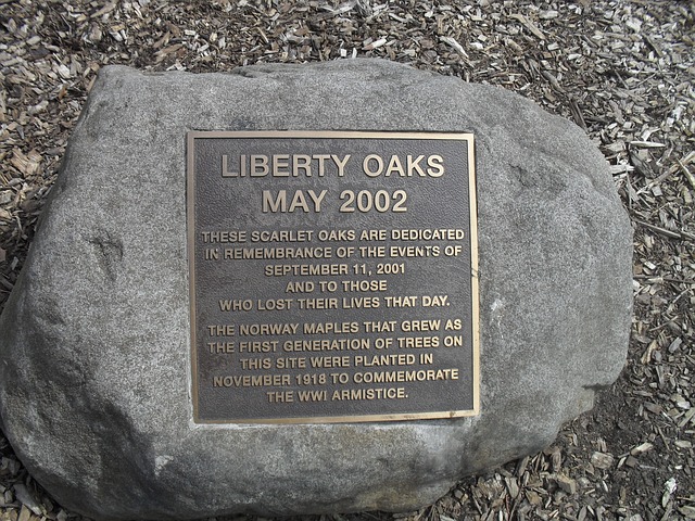 Free download remembrance plaque dedicated 9 11 free picture to be edited with GIMP free online image editor