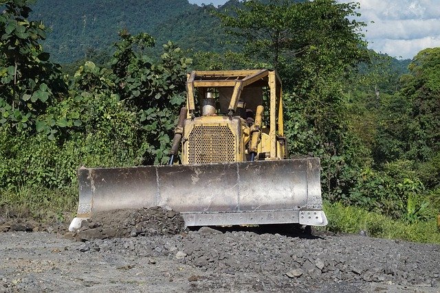 Free picture Remote Bulldozer Logging Tracks -  to be edited by GIMP free image editor by OffiDocs