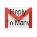 Reply To Many**  screen for extension Chrome web store in OffiDocs Chromium