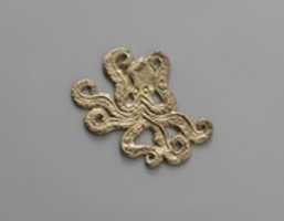 Free download Reproduction of a gold octopus ornament free photo or picture to be edited with GIMP online image editor