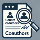 Research Coauthor Counter  screen for extension Chrome web store in OffiDocs Chromium