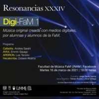 Free download RESONANCIAS XXXIV. Digi-FaM 1. free photo or picture to be edited with GIMP online image editor