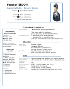 Téléchargement gratuit de CV, Curriculum Vitae - Modèle de CV DOC, XLS ou PPT gratuit à éditer avec LibreOffice en ligne ou OpenOffice Desktop en ligne