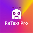 Retext Pro  screen for extension Chrome web store in OffiDocs Chromium