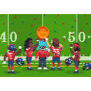 Retro Bowl College Official  screen for extension Chrome web store in OffiDocs Chromium