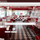 Retro Diner Interior  screen for extension Chrome web store in OffiDocs Chromium