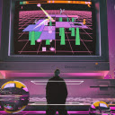Retro Gaming Scene  screen for extension Chrome web store in OffiDocs Chromium