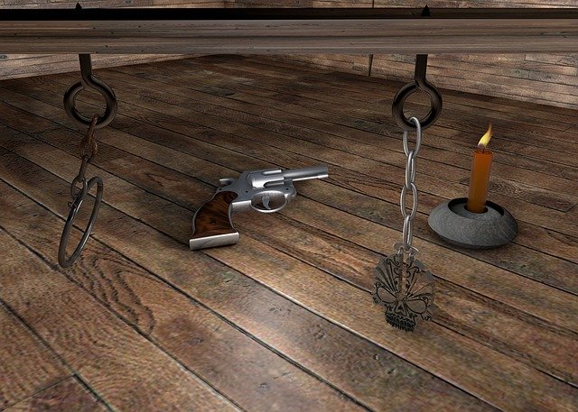 Bezpłatne pobieranie Revolver Chain Candle Wood - bezpłatna ilustracja do edycji za pomocą bezpłatnego internetowego edytora obrazów GIMP