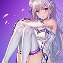 Re:Zero | Emilia Anime 1280X720 HD  screen for extension Chrome web store in OffiDocs Chromium
