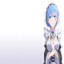 Re:zero Nice White Rem Theme  screen for extension Chrome web store in OffiDocs Chromium