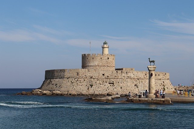 Free download Rhodes Castle Greece -  free photo or picture to be edited with GIMP online image editor