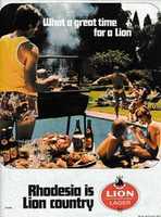 Free download Rhodesia is a Lion Country poster. free photo or picture to be edited with GIMP online image editor