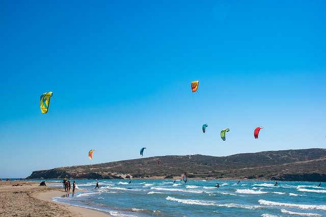 Download gratuito Rhodes Sea Kite - foto o immagine gratuita da modificare con l'editor di immagini online di GIMP