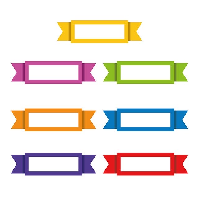Free download Ribbon Label The -  free illustration to be edited with GIMP free online image editor