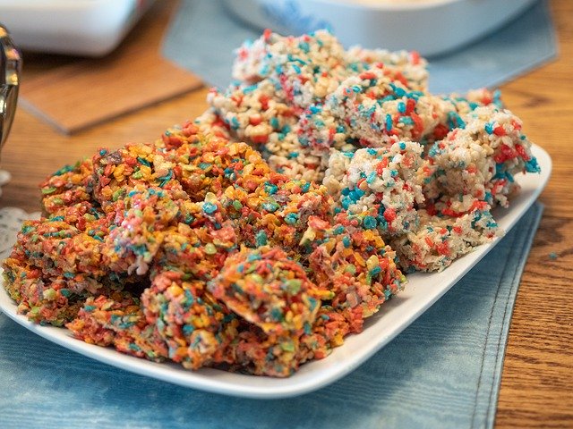 Free download Rice Krispy Treats Marshmallow -  free photo or picture to be edited with GIMP online image editor