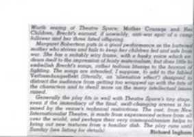 Free download Richard Ingham Mother Courage Where to Go 1982 free photo or picture to be edited with GIMP online image editor