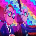 Rick and Morty 2K Theme  screen for extension Chrome web store in OffiDocs Chromium
