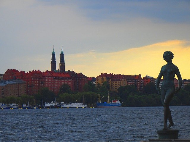 Download gratuito di Riddarholmen Sweden Cityscape City: foto o immagini gratuite da modificare con l'editor di immagini online GIMP