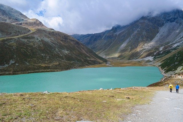 Free download Rifflsee Alpine High Mountains -  free photo or picture to be edited with GIMP online image editor