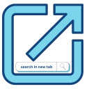 Right Click Search Google in New Tab  screen for extension Chrome web store in OffiDocs Chromium