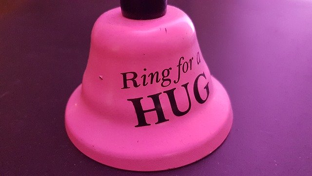 Free download Ring Bell Hug -  free photo or picture to be edited with GIMP online image editor