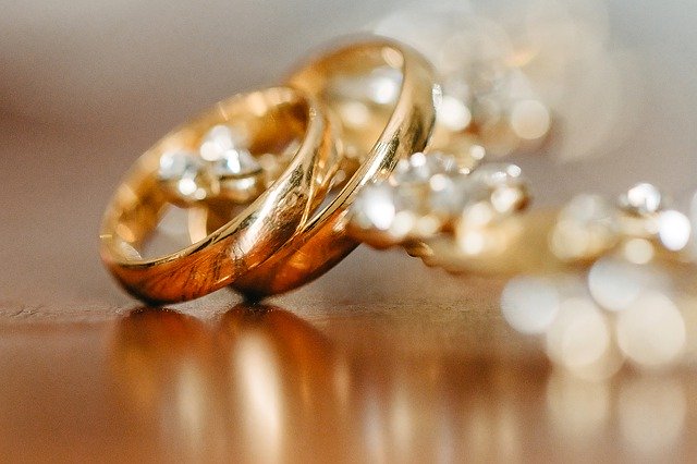 免费下载戒指情侣婚礼 - 使用 GIMP 在线图像编辑器编辑的免费照片或图片