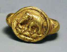 Free download Ring with Oval Bezel with an Elephant on a Lotus free photo or picture to be edited with GIMP online image editor