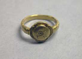 Free download Ring with Scalloped-edge Bezel Simulating Lotus Pod free photo or picture to be edited with GIMP online image editor