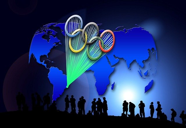 Free download Rio Laser Ground Olympic -  free illustration to be edited with GIMP free online image editor