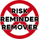 Risk Reminder Remover  screen for extension Chrome web store in OffiDocs Chromium