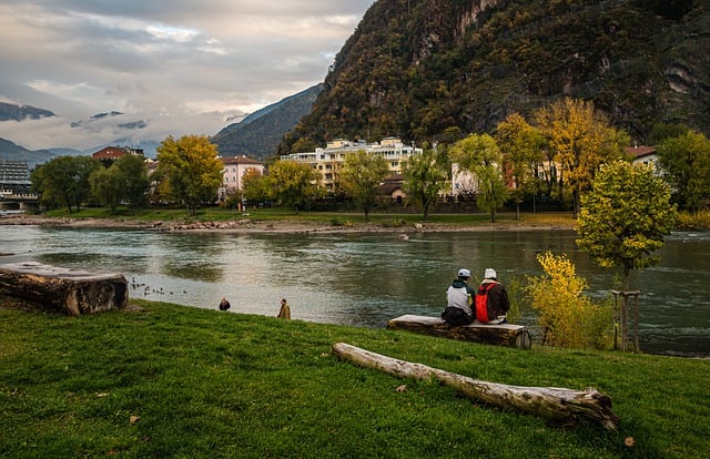 Free download river autumn yellow leaves travel free picture to be edited with GIMP free online image editor