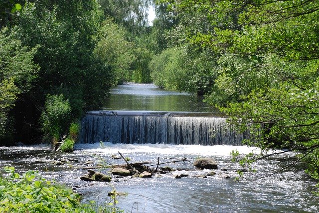 Free download River Bach Waterfall -  free photo or picture to be edited with GIMP online image editor
