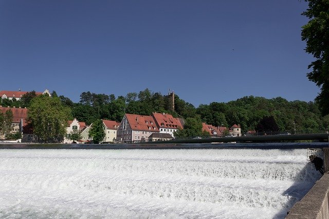 Muat turun percuma River Barrages Lech - foto atau gambar percuma untuk diedit dengan editor imej dalam talian GIMP