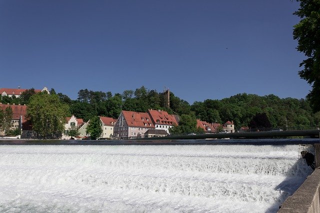 Téléchargement gratuit de River Barrages Lech - photo ou image gratuite à éditer avec l'éditeur d'images en ligne GIMP