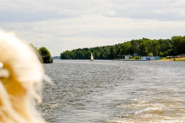 Téléchargement gratuit de River Blonde Yacht - photo ou image gratuite à modifier avec l'éditeur d'images en ligne GIMP